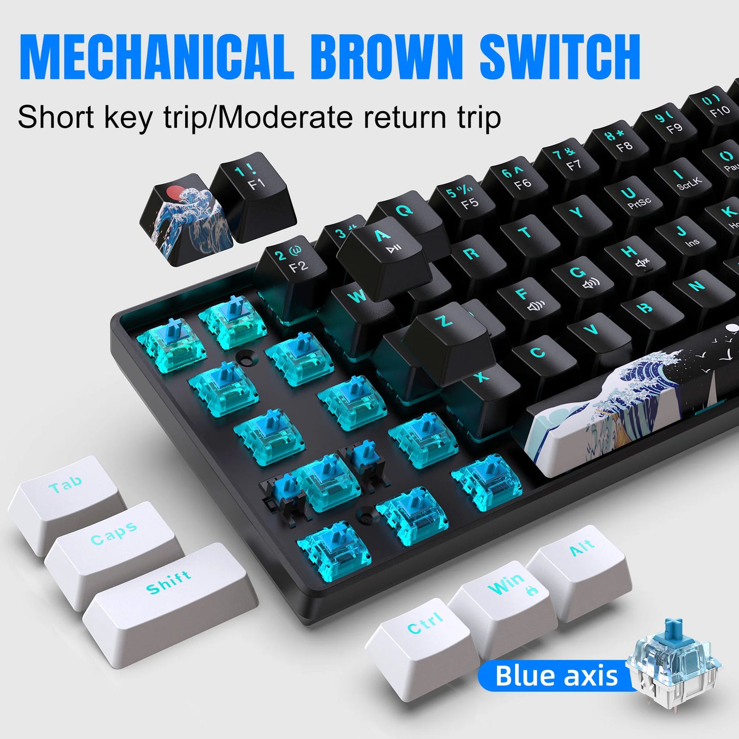 The Lightertek Pro 68 Mechanical Keyboard