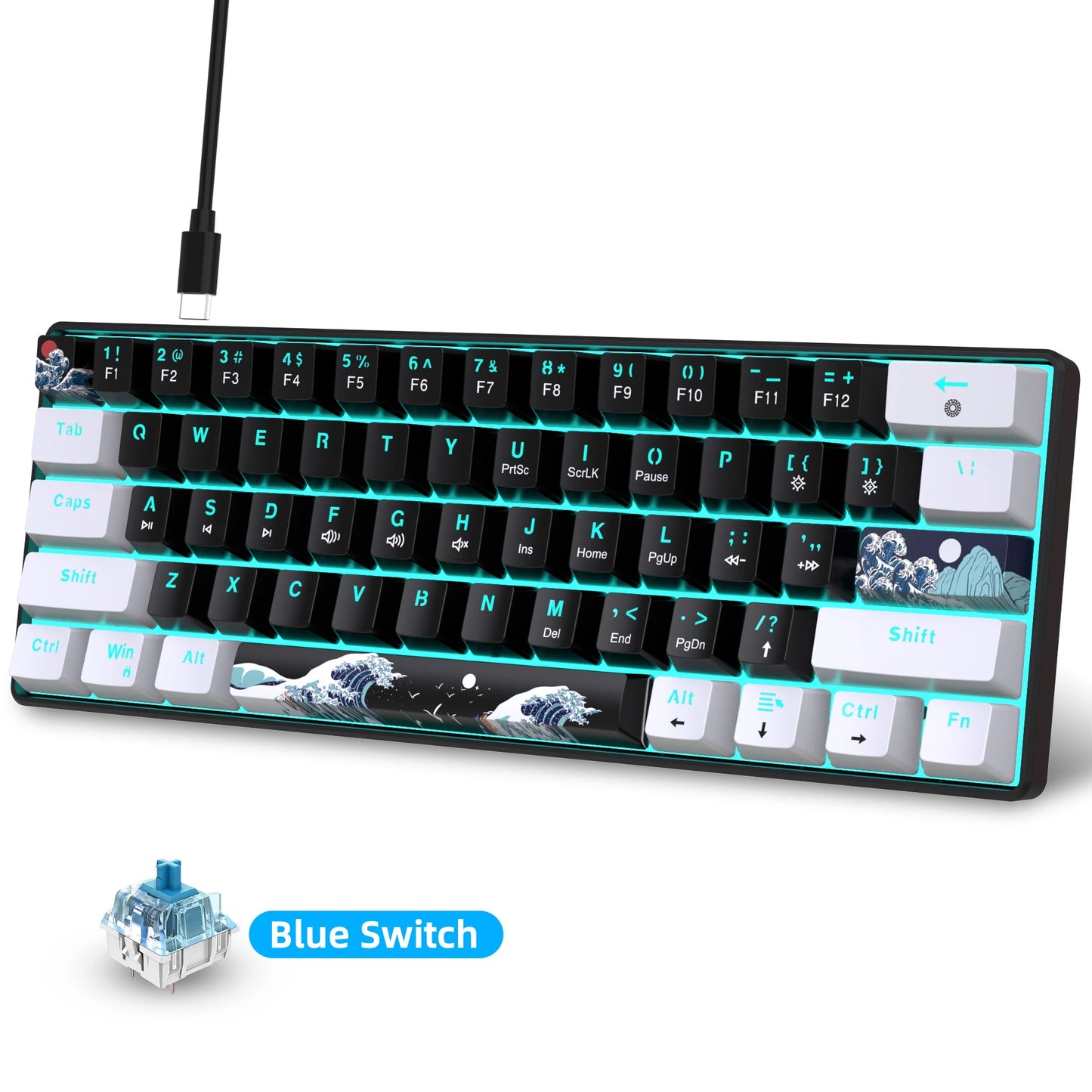 The Lightertek Pro 68 Mechanical Keyboard