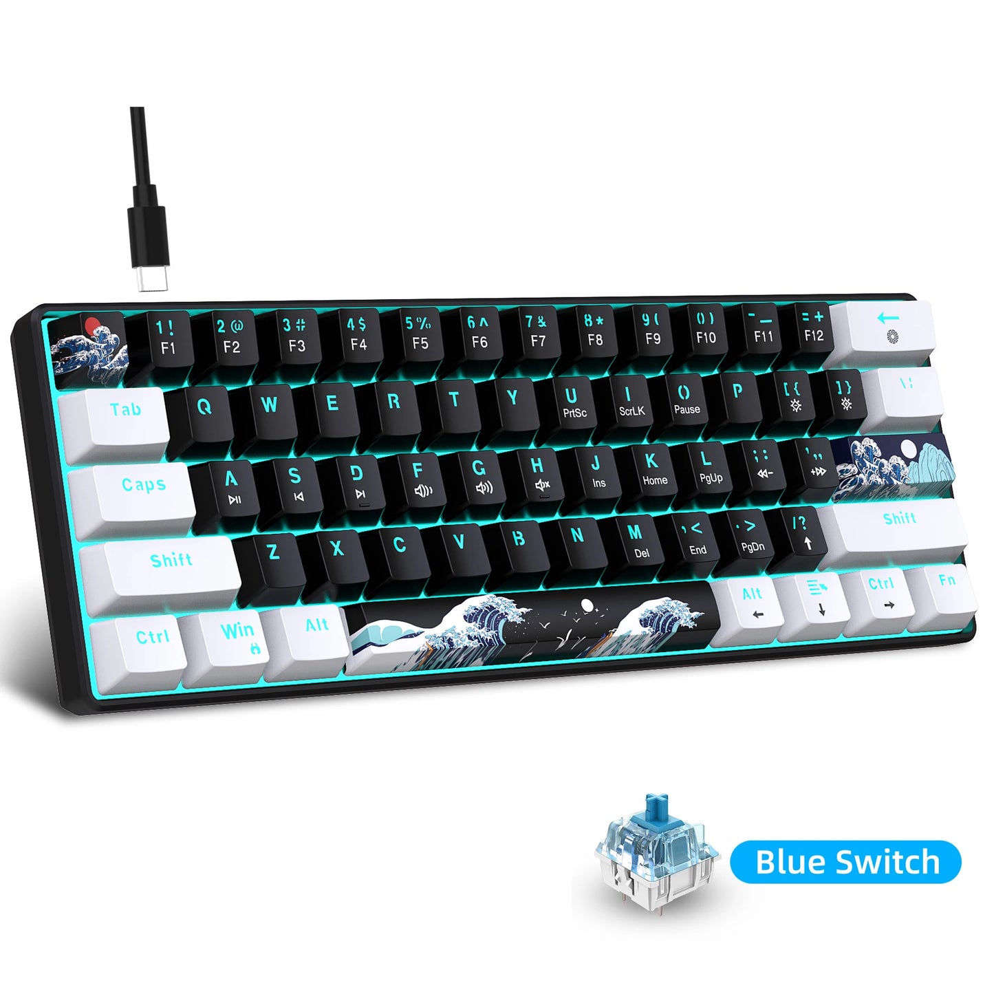 The Lightertek Pro 68 Mechanical Keyboard